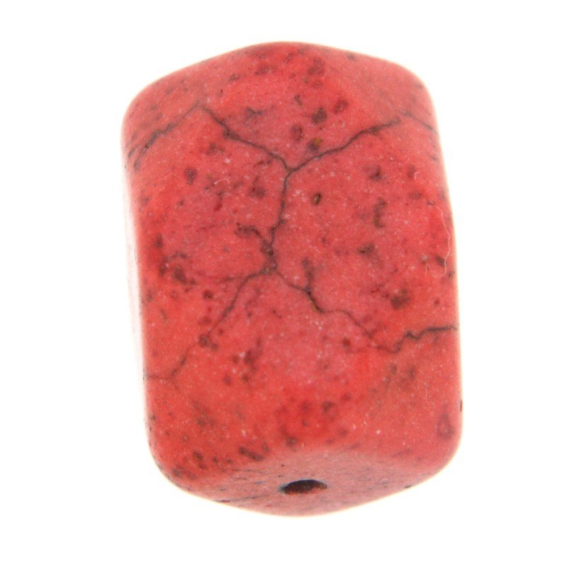 Aulite Forma Rettangolo Lavorato 11x15mm-Rosso 1pz