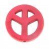 Aulite Forma Simbolo Della Pace 20mm-Rosa 1pz