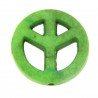 Aulite Forma Simbolo Della Pace 20mm-Verde 1pz