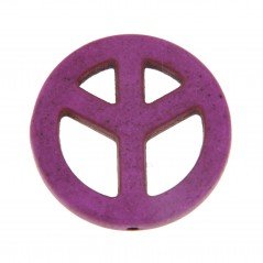 Aulite Forma Simbolo Della Pace 25mm-Lavanda 1pz