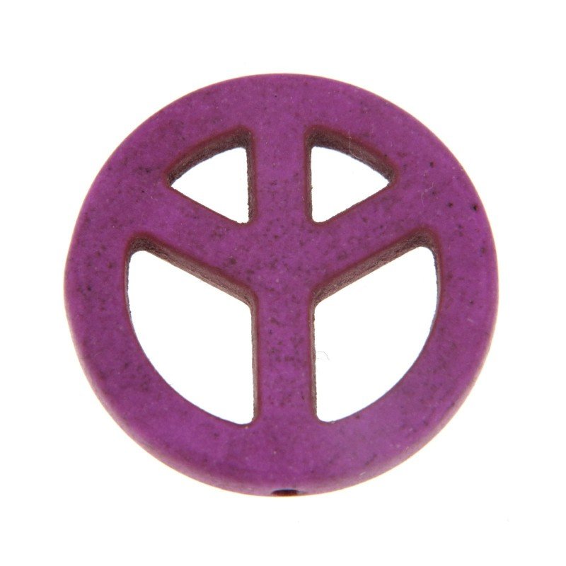 Aulite Forma Simbolo Della Pace 25mm-Lavanda 1pz
