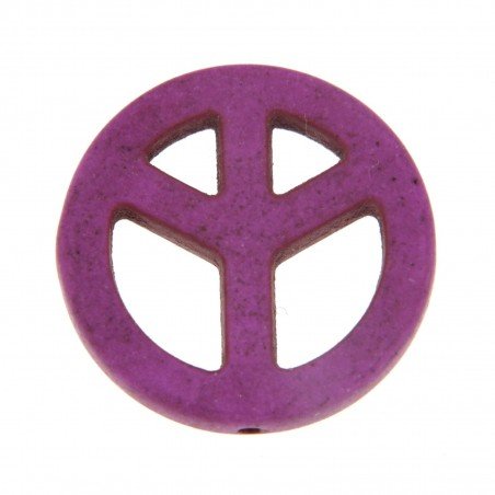 Aulite Forma Simbolo Della Pace 25mm-Lavanda 1pz