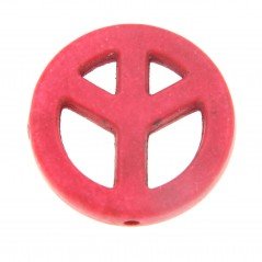 Aulite Forma Simbolo Della Pace 25mm-Rosa 1pz