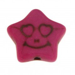 Aulite forma stella 12mm rosa 1pz