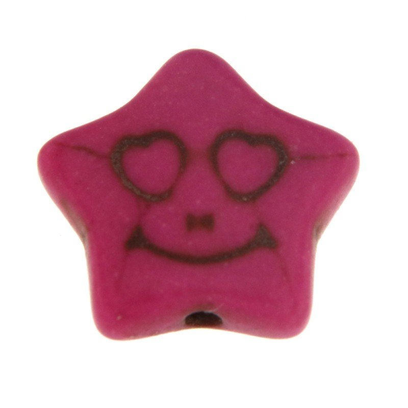 Aulite forma stella 12mm rosa 1pz