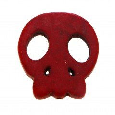 Aulite Forma Teschio Piatto 13X15mm-Rosso 1pz