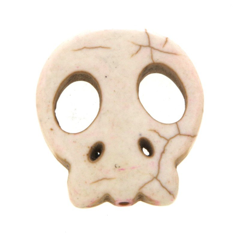 Aulite Forma Teschio Piatto 22X20mm-Beige 1pz