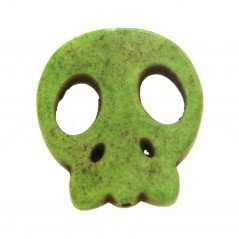 Aulite Forma Teschio Piatto 22X20mm-Verde 1pz
