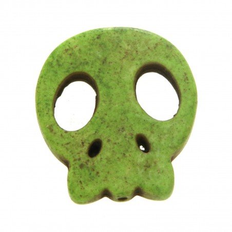 Aulite Forma Teschio Piatto 22X20mm-Verde 1pz