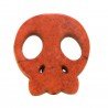 Aulite Forma Teschio Piatto 25X27mm-Arancione 1pz