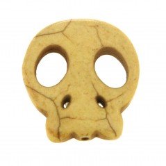 Aulite Forma Teschio Piatto 25X27mm-Giallo 1pz