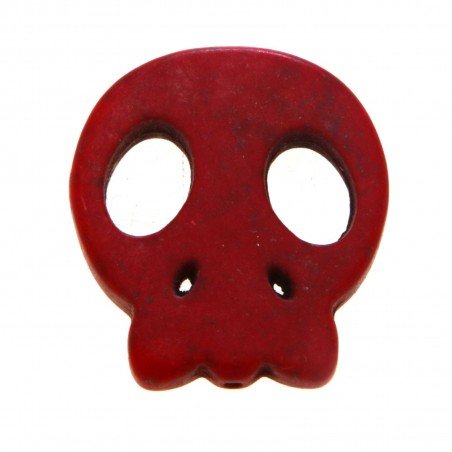 Aulite Forma Teschio Piatto 25X27mm-Rosso 1pz