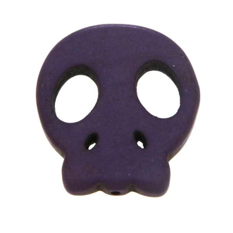 Aulite Forma Teschio Piatto 25X27mm-Viola 1pz