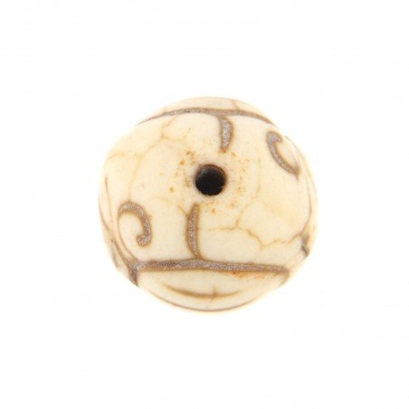 Aulite Forma Tondo Inciso 11mm-Beige 1pz