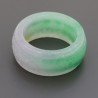 Anello Di Giada Burma Incisa 25mm multicolore