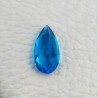 Topazio Azzurro Blu Svizzero Idrotermale Taglio Goccia Sfaccettata a Mano Gemma Sciolta 19X9X5-6mm 6,15 Carati 1pz
