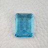 Acquamarina Idrotermale Taglio Smeraldo Ottagono Sfaccettata a Mano Gemma Sciolta 20X15X9mm 20,45 Carati 1pz