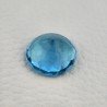 Acquamarina Idrotermale Taglio Tondo Sfaccettata a Mano Gemma Sciolta 20X20X11mm 23,40 Carati 1pz