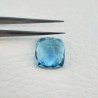 Acquamarina Idrotermale Taglio Cuscino Sfaccettata a Mano Gemma Sciolta 15X12X8mm 9,00 Carati 1pz