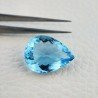 Acquamarina Idrotermale Taglio Goccia Sfaccettata a Mano Gemma Sciolta 20X15X9mm 14,50 Carati 1pz