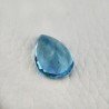 Acquamarina Idrotermale Taglio Goccia Sfaccettata a Mano Gemma Sciolta 18X13X8mm 11,10 Carati 1pz