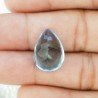 Acquamarina Idrotermale Taglio Goccia Sfaccettata a Mano Gemma Sciolta 18X13X8mm 11,10 Carati 1pz