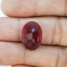 Tormalina Rubellite Idrotermale Taglio Cupola Ovale Sfaccettata a Mano Gemma Sciolta 18X13X8mm 10,75 Carati 1pz