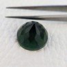 Tormalina Verde Idrotermale Taglio Cupola Tondo Sfaccettata a Mano Gemma Sciolta 16mm 1pz
