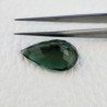 Tormalina Verde Idrotermale Taglio Goccia Sfaccettata a Mano Gemma Sciolta 20X13X8mm 11,80 Carati 1pz