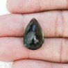 Tormalina Verde Idrotermale Taglio Goccia Sfaccettata a Mano Gemma Sciolta 20X13X8mm 11,80 Carati 1pz