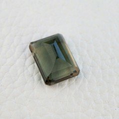 Tormalina Verde Idrotermale Taglio Smeraldo Ottagono Sfaccettata a Mano Gemma Sciolta 16X12X7mm 11,20 Carati 1pz