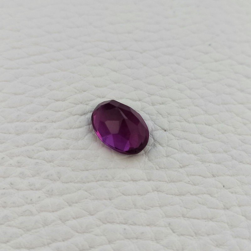 Tormalina Rubellite Idrotermale Taglio Ovale Sfaccettata a Mano Gemma Sciolta 14X10X5-6mm 6,00 Carati 1pz
