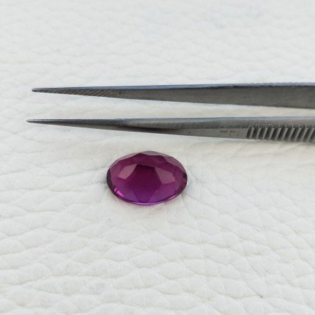 Tormalina Rubellite Idrotermale Taglio Ovale Sfaccettata a Mano Gemma Sciolta 14X10X5-6mm 6,00 Carati 1pz