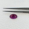 Tormalina Rubellite Idrotermale Taglio Ovale Sfaccettata a Mano Gemma Sciolta 14X10X5-6mm 6,00 Carati 1pz