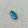 Topazio Azzurro Idrotermale Taglio Goccia Sfaccettata a Mano Gemma Sciolta 19X10X6mm 7,15 Carati 1pz