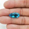 Topazio Azzurro Idrotermale Taglio Goccia Sfaccettata a Mano Gemma Sciolta 19X10X6mm 7,15 Carati 1pz