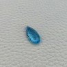 Topazio Azzurro Idrotermale Taglio Goccia Sfaccettata a Mano Gemma Sciolta 20X10X5mm 6,45 Carato 1pz