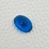 Topazio Azzurro Blu Svizzero Idrotermale Taglio Cupola Ovale Sfaccettata a Mano Gemma Sciolta 18X13X9mm 11,90 Carati 1pz