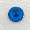 Topazio Azzurro Blu Svizzero Idrotermale Taglio Cupola Tondo Sfaccettata a Mano Gemma Sciolta 16X16X8mm 11,85 Carati 1pz