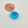 Tormalina Neon Idrotermale Taglio Tondo Sfaccettata a Mano Gemma Sciolta 12X12X7mm 6,55 Carati 1pz
