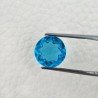Tormalina Neon Idrotermale Taglio Tondo Sfaccettata a Mano Gemma Sciolta 12X12X7mm 6,55 Carati 1pz