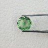 Tormalina Verde Idrotermale Taglio Tondo Sfaccettata a Mano Gemma Sciolta 12X12X7mm 5,95 Carati 1pz
