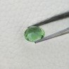Tormalina Verde Idrotermale Taglio Tondo Sfaccettata a Mano Gemma Sciolta 12X12X7mm 5,95 Carati 1pz