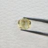 Tormalina Gialla Idrotermale Taglio Tondo Sfaccettata a Mano Gemma Sciolta 11X11X8mm 5,50 Carati 1pz