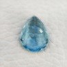 Acquamarina Idrotermale Taglio Goccia Sfaccettata a Mano Gemma Sciolta 18X13X6mm 9,20 Carati 1pz