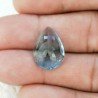 Acquamarina Idrotermale Taglio Goccia Sfaccettata a Mano Gemma Sciolta 18X13X6mm 9,20 Carati 1pz