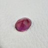 Tormalina Rubellite Idrotermale Taglio Cupola Ovale Sfaccettata a Mano Gemma Sciolta 16X12X7mm 8,10 Carati 1pz