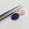 Ametista Africana Idrotermale Taglio Ovale Sfaccettata a Mano Gemma Sciolta 20X16X10mm 20,45 Carati 1pz