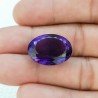 Ametista Africana Idrotermale Taglio Ovale Sfaccettata a Mano Gemma Sciolta 20X16X10mm 20,45 Carati 1pz