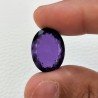 Ametista Africana Idrotermale Taglio Ovale Sfaccettata a Mano Gemma Sciolta 20X16X10mm 20,45 Carati 1pz